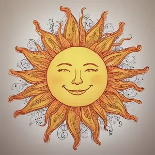 sun doodle
