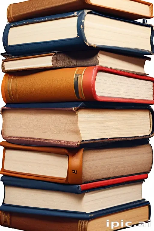 books stacked png