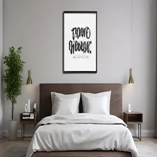 mockup wall art