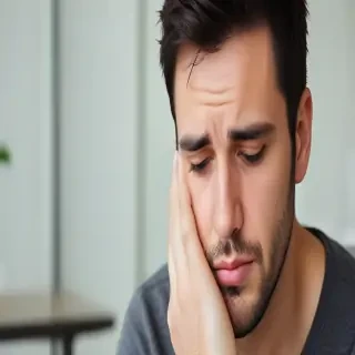 man in sad