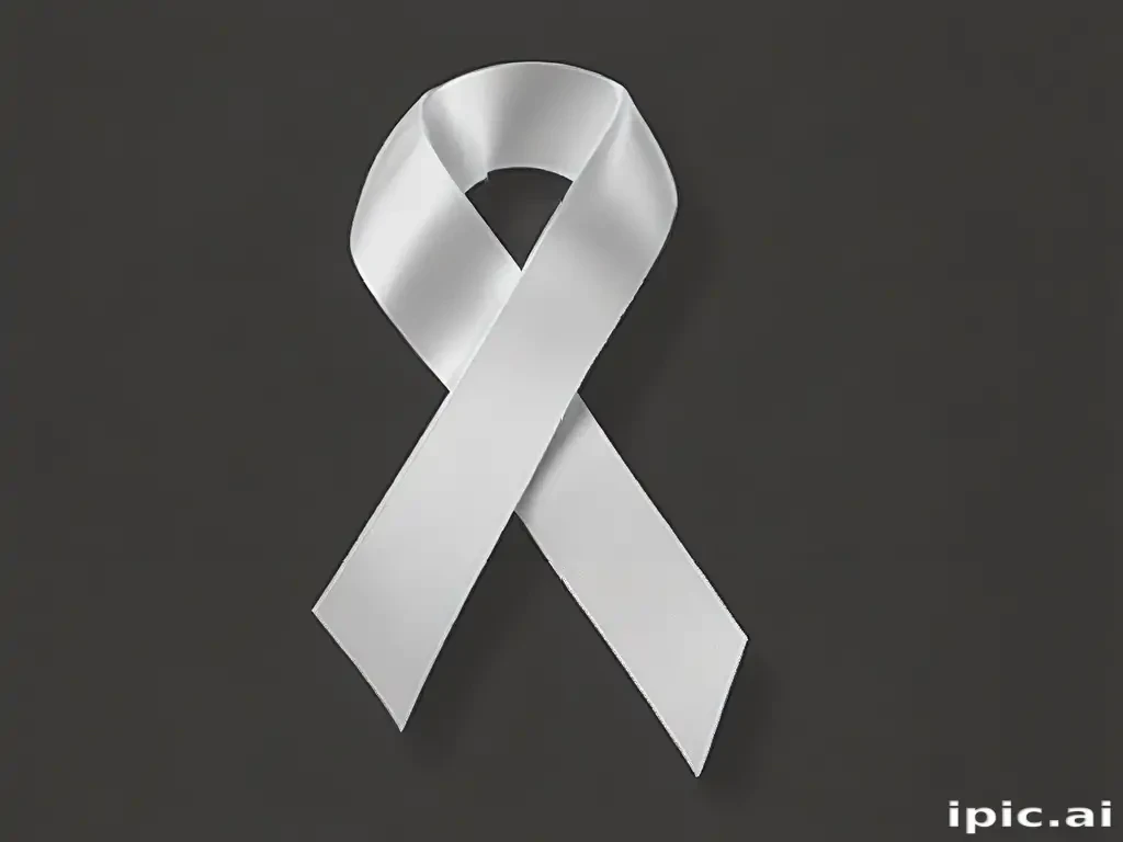 white ribbon png
