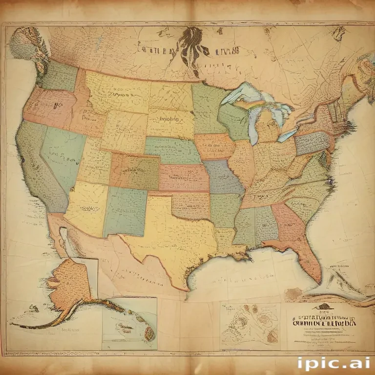 map of the united states of america