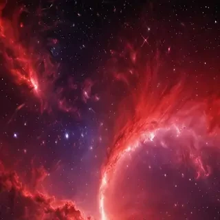 galaxy red wallpaper