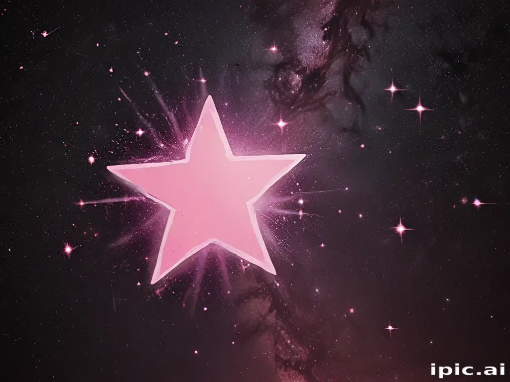 pink stars png