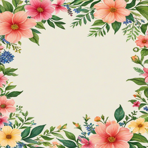 clipart floral border