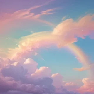 pastel rainbow bg