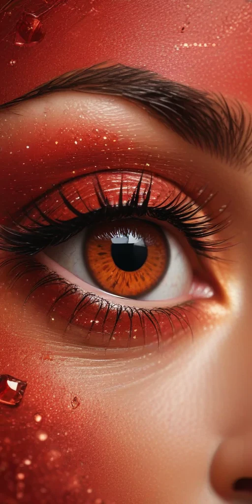 sparkly red background