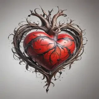 heart tattoo png
