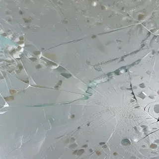 broken glass overlay