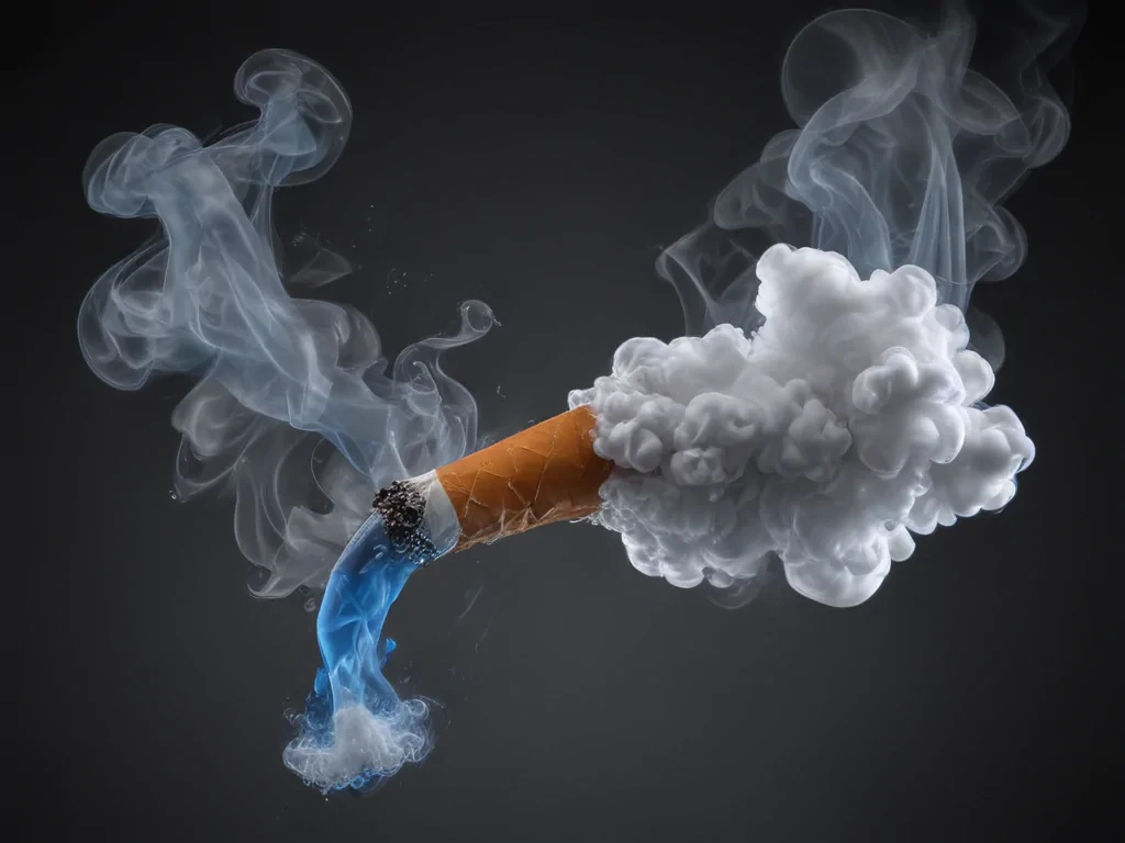 smoking transparent background