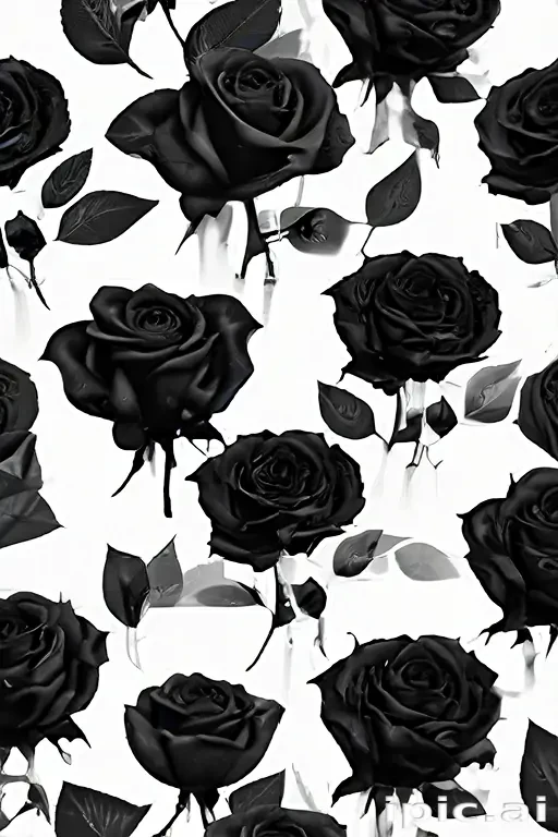black roses png
