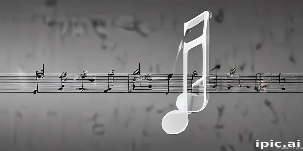 transparent music note
