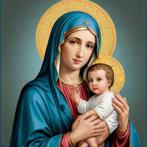 virgin mary clipart