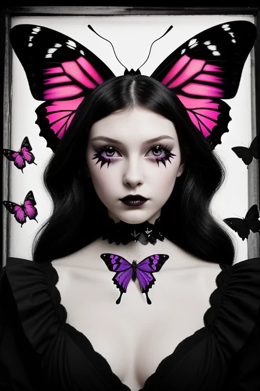 dark butterfly aesthetic
