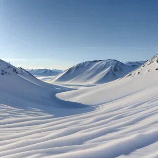 transparent snow