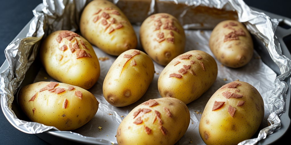 how to bake potatoes without foil