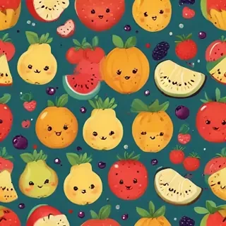 cute fruit backgrounds