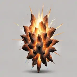explosion transparent background