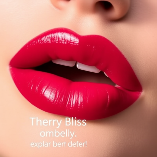 Ombre Berry Bliss lip color gradates from a deep berry at the outer edges to a lighter raspberry in the center, creating depth and dimension for a unique pout