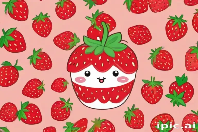 strawberry cute wallpaper