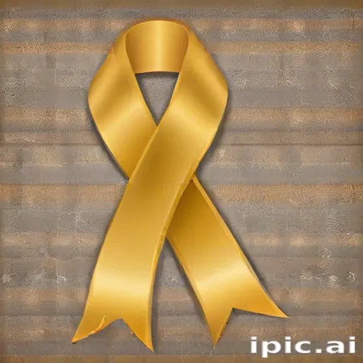 gold ribbon clipart