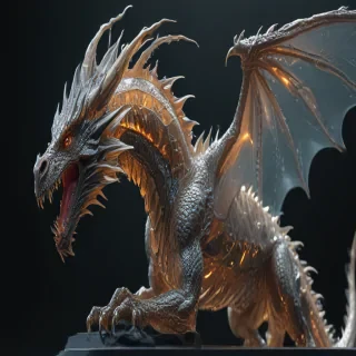 transparent dragon