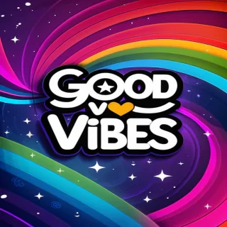 good vibes background