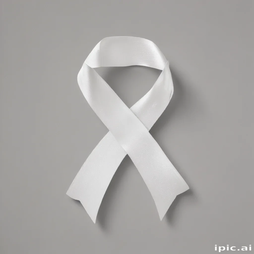 white ribbon png