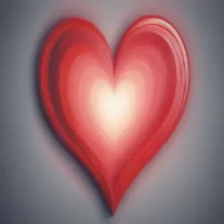blurry heart wallpaper