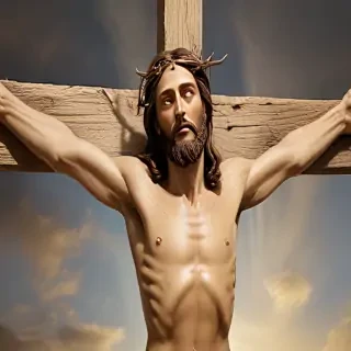 pictures of jesus on a cross