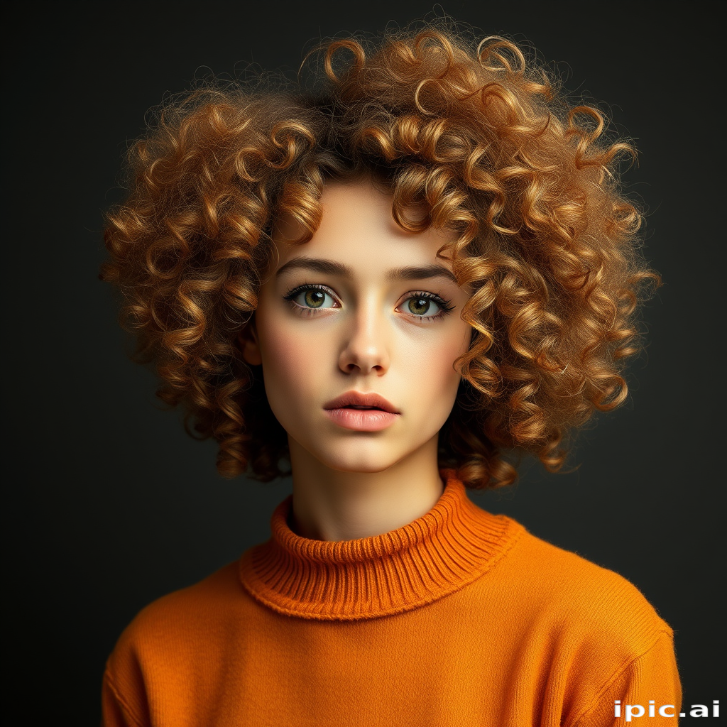 curly hair png