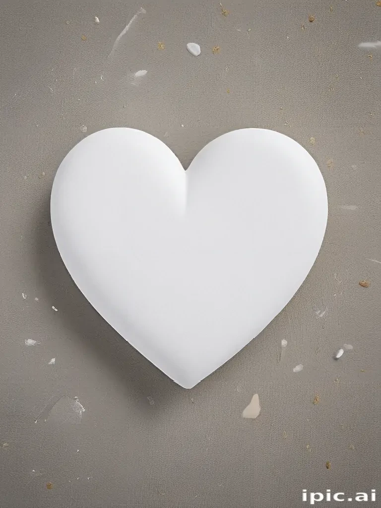 white heart