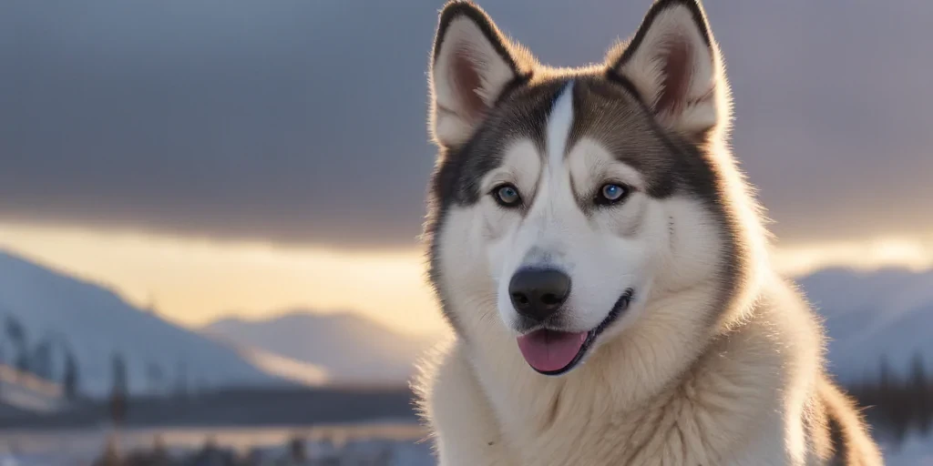 alaskan husky shepherd