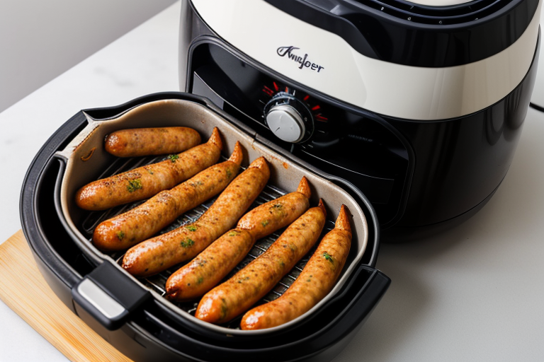 how long to cook chicken sausage in air fryer