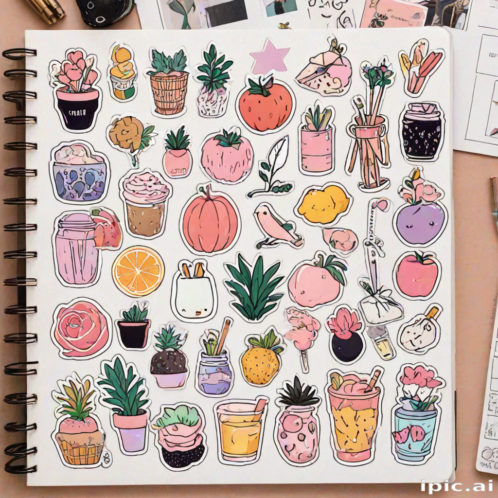 aesthetic stickers printable