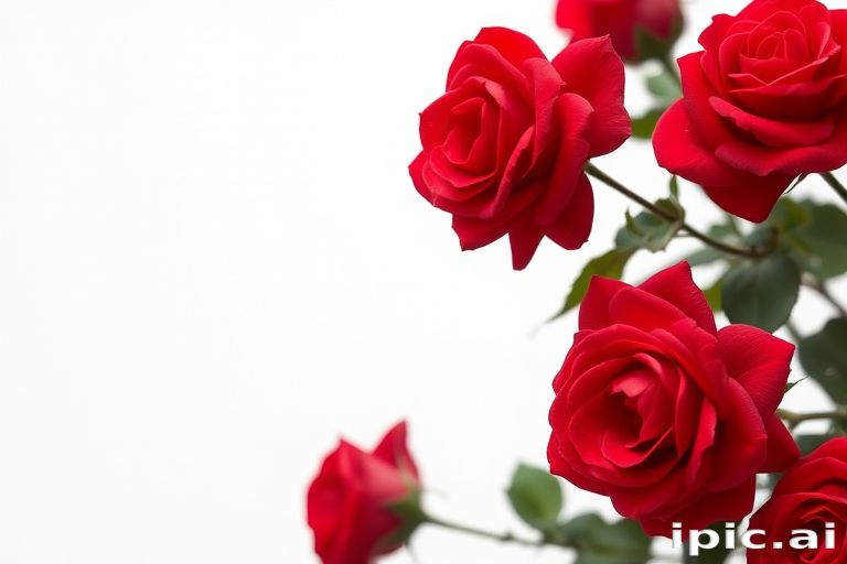 red roses aesthetic