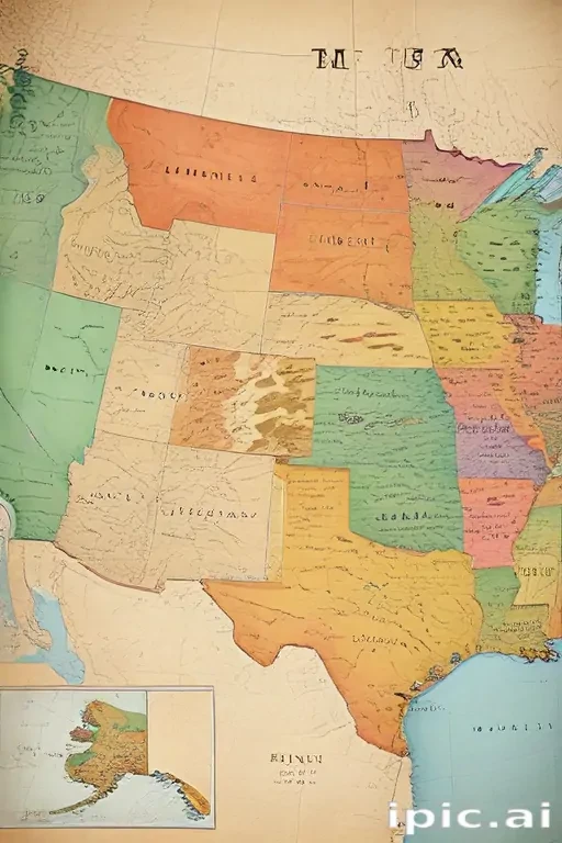 map of usa states