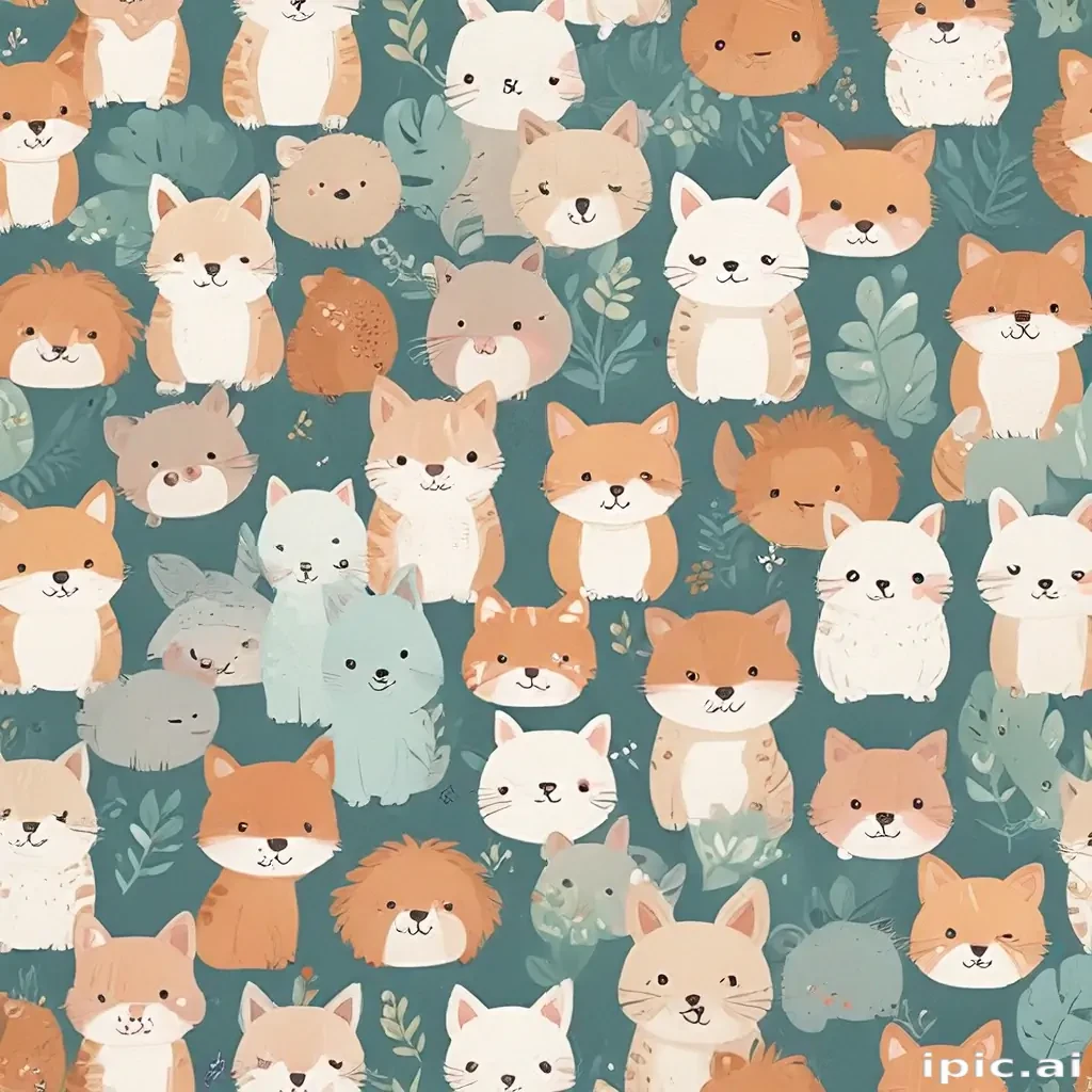 cute animal background