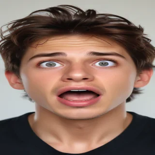 shocked face png