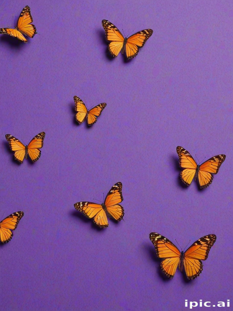 butterfly purple background