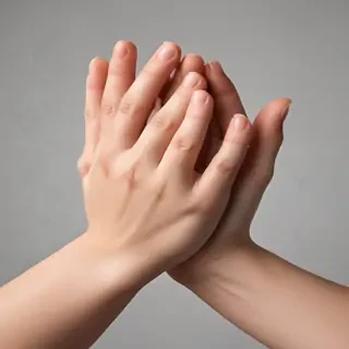 prayer hands transparent background