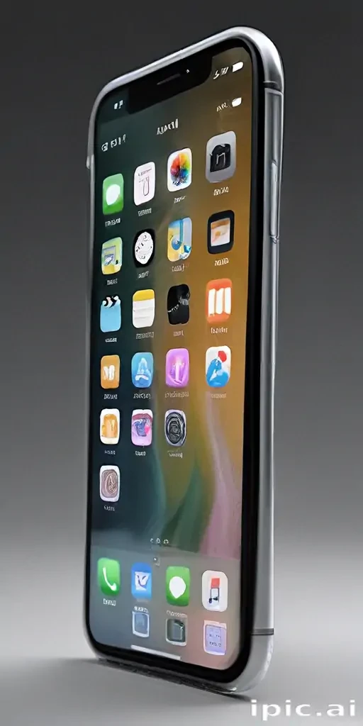 iphone with transparent background