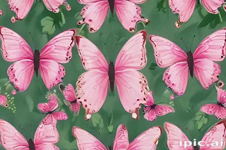 butterfly pink