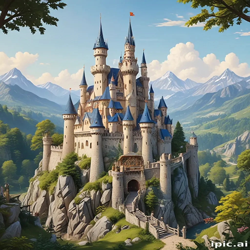 cartoon castle