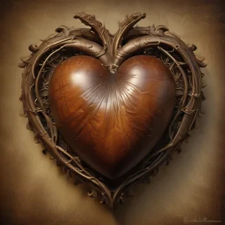 brown heart
