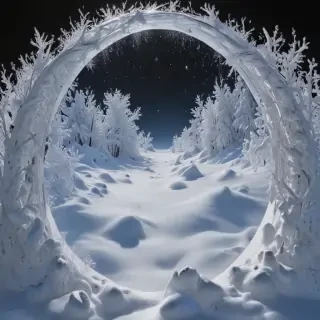 snow transparent