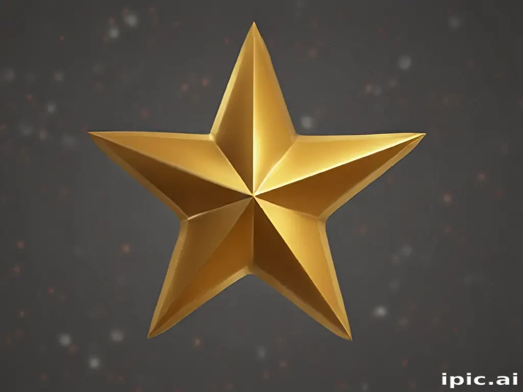 gold star sticker png