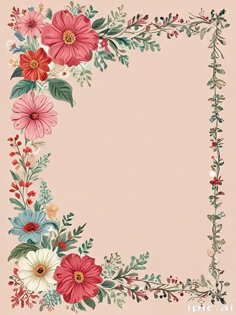 clipart floral border