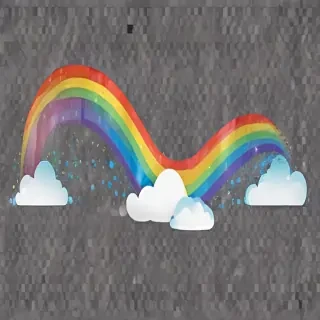 transparent background rainbow clipart