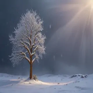 snow falling png